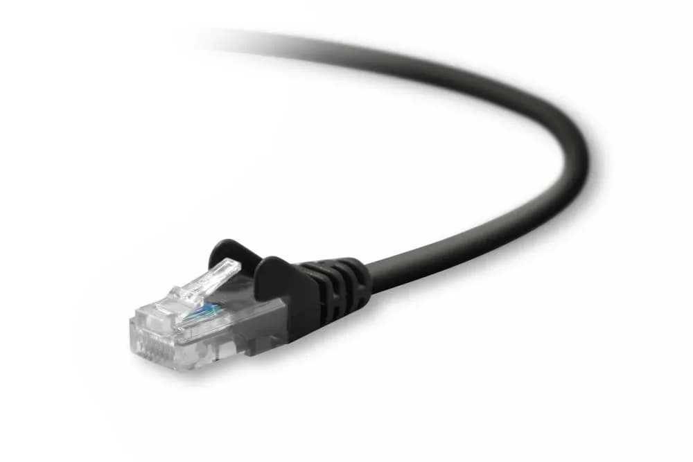 A3L791-01-BLK-S - Belkin 1FT Cat5e Ethernet Patch Cable (Black)