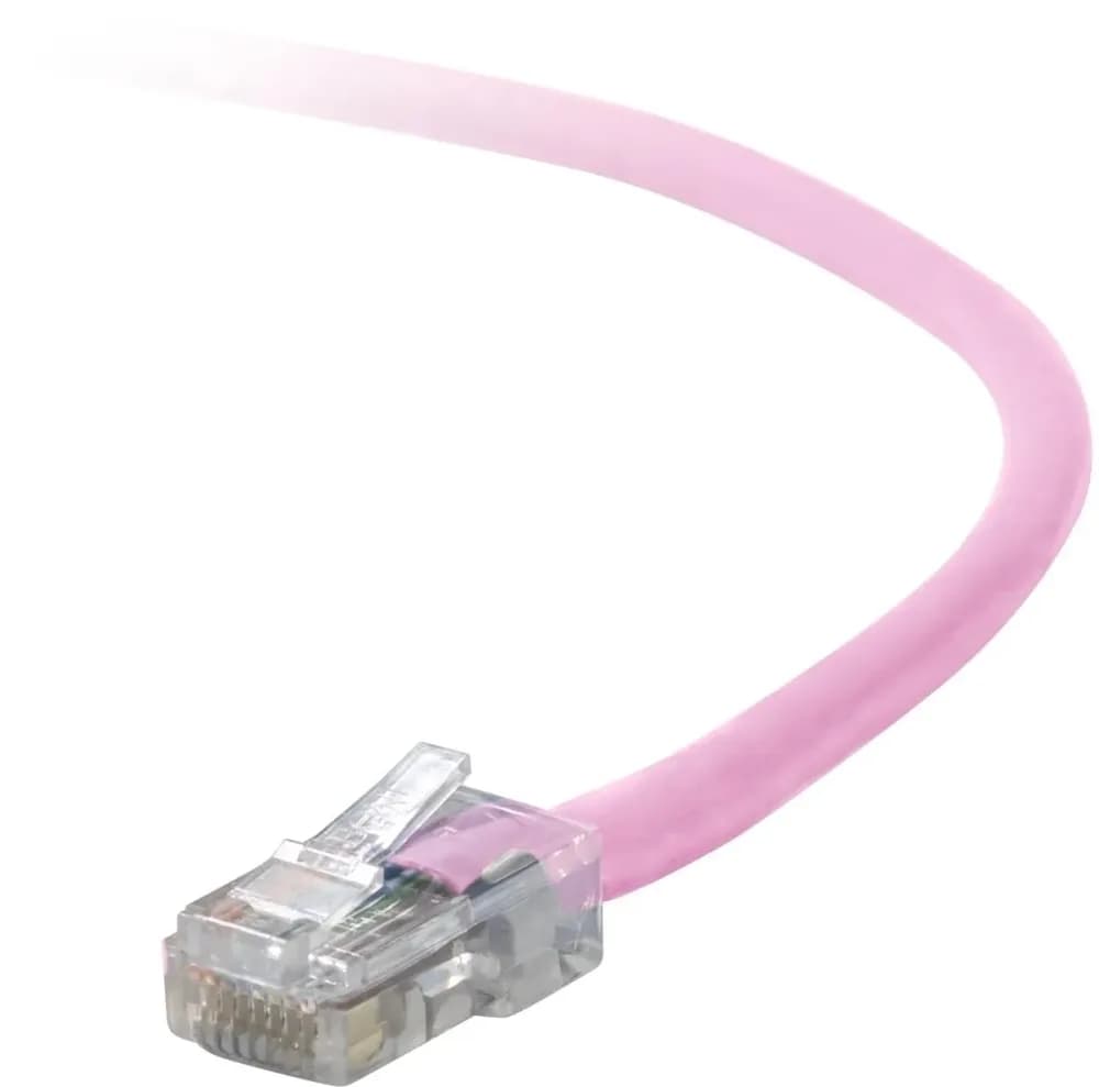 A3L791-07-PNK - Belkin 7ft Cat5e Snagless Network Patch Cable (Pink)