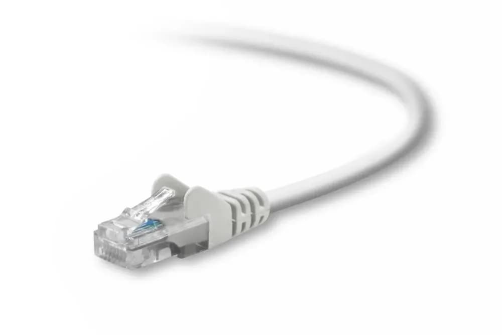 A3L791-10-WHT-S - Belkin 10ft Cat5e RJ45 Network Patch Cable (White)