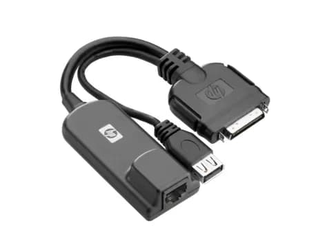 AF655A - HPE 1 x Port RJ-45 + 1 x Port USB Type-A 2.0 + 1 x Port VGA HD-15 USB (8-Pack) Interface Adapter for ProLiant DL160 Gen9 Server