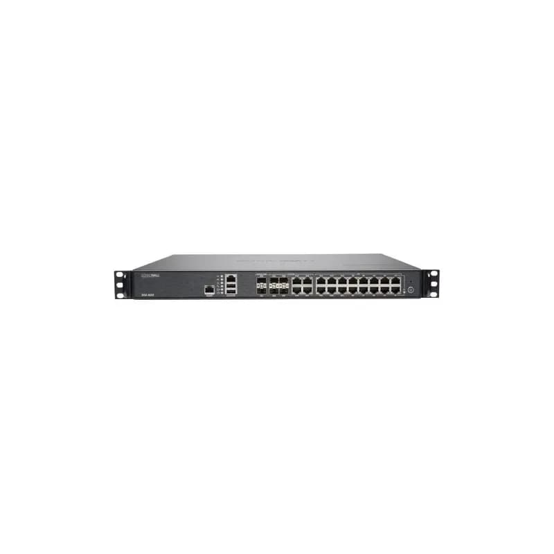 01-SSC-3216 - SonicWall NSA 4650 16 x RJ-45 Ports 1000Base-T + 2 x SFP+ Ports + 4 x SFP (mini-GBIC) Ports + 4 x 2.5Gb RJ-45 Ports Gigabit Ethernet Network Security Appliance Firewall