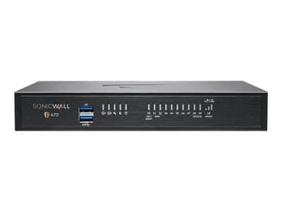 Sonicwall 02-SSC-5675 TZ Series TZ670 8-Ports GE + 2-SFP+ Firewall