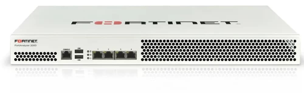 FAZ-200D - Fortinet FortiAnalyzer 200D RJ-45 4 x Ports 1000Base-T Gigabit Ethernet Network Monitoring Device