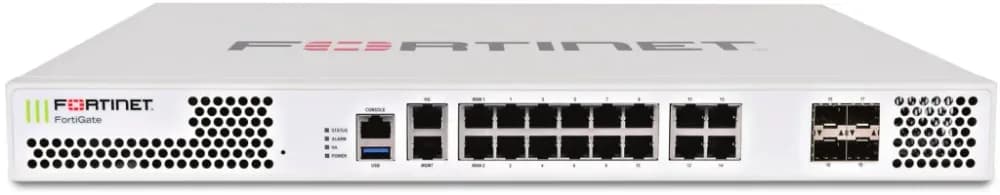 FG-201E-BDL-974-60 - Fortinet FortiGate 201E 18 x Ports GE RJ-45 + 2 x Ports WAN + 14 x Ports GE RJ-45 Switch + 4 x Ports SFP 1U Managed Network Security/Firewall Appliance with 5Y 24X7 FC