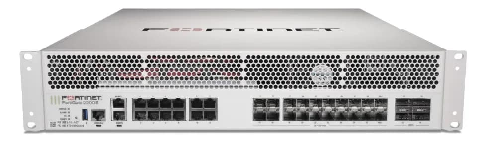 FG-2201E - Fortinet FG 2201E 4x 40 GE QSFP+ slots, 20x 25 GE SFP28 slots, 14x RJ-45 Ports Firewall Appliances