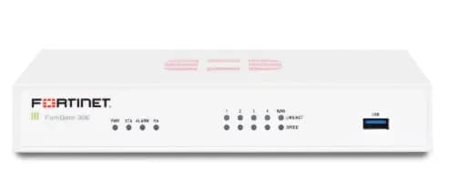 FG-30E-BDL - Fortinet FortiGate 30E Series FG-30E 4 x Ports 1000Base-T + 1 x Port 1GbE RJ-45 WAN 1U Rack-mountable Managed Network Security/Firewall Appliance