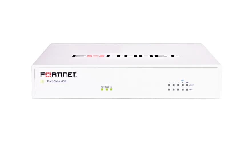 FG-40F-BDL-950-60 - Fortinet FortiGate 40F Series FG-40F 4 x Ports 1000Base-T + 1 x Port 1GbE RJ-45 WAN Desktop Network Security Firewall Appliance