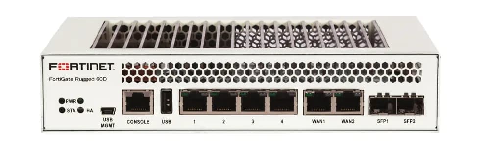FGR-60D-LENC - Fortinet FortiGate Rugged 60D 4 x Ports 1000Base-T Gigabit Ethernet Network Security Appliance/Firewall