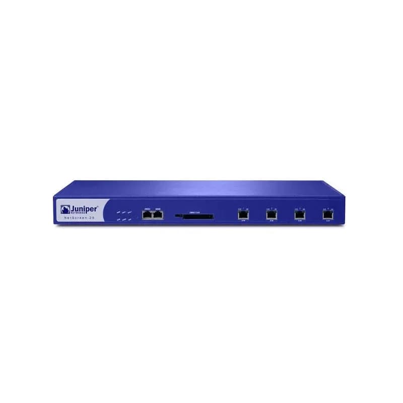 NS-025-003 - Juniper NetScreen 25 4 x Ports 10/100Base-TX 1U Rack-mountable VPN Network Security Firewall