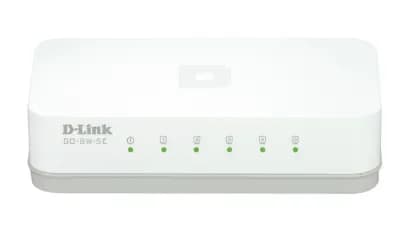 GO-SW-5E - D-Link 5-Port 1Gbps 10/100Base-TX Fast Ethernet Easy Desktop Switch