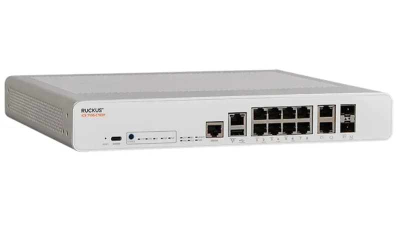 ICX7150-C10ZP-2X10GR - Ruckus Wireless 12-Port Compact Switch