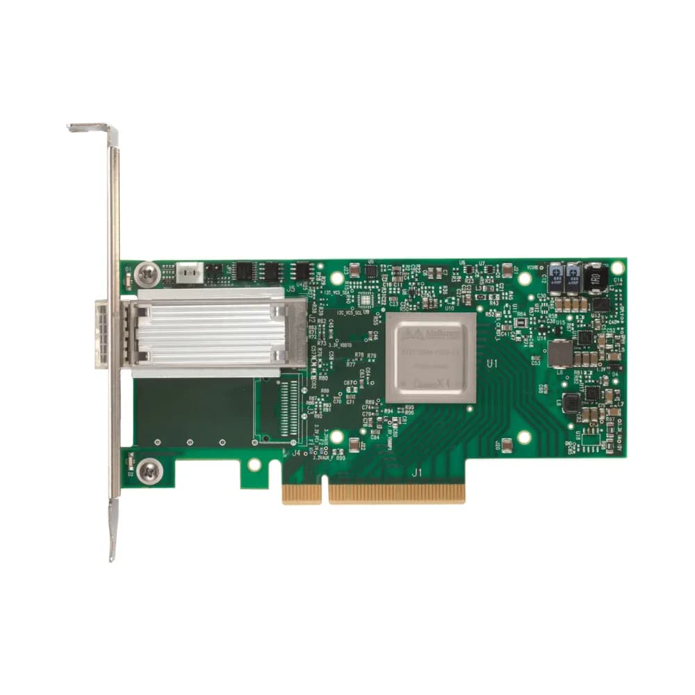 MCX415A-GCAT - Mellanox 1-Port 100Gbs QSFP28 PCIE 3.0 x16 Network Card