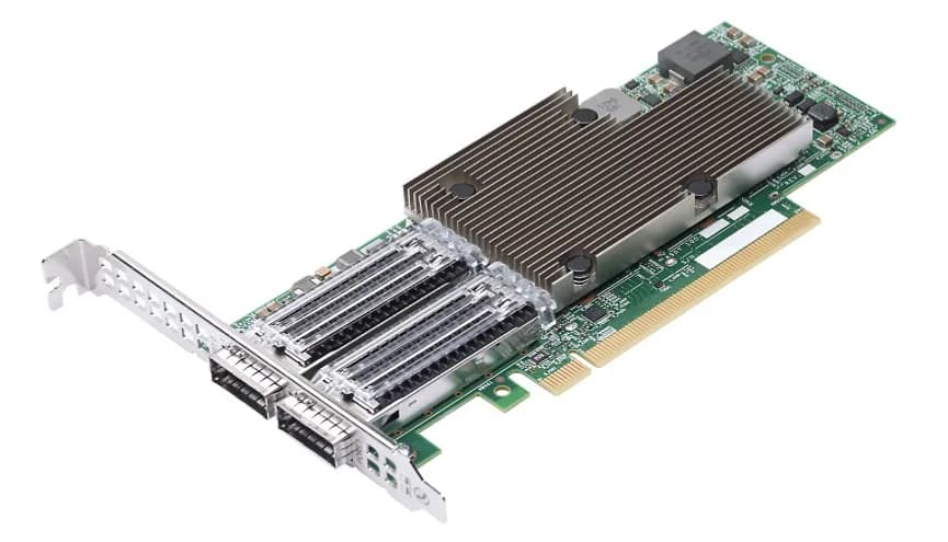 P2100G - Broadcom 2-Ports 100GbE QSFP56 PCIe Interface Card