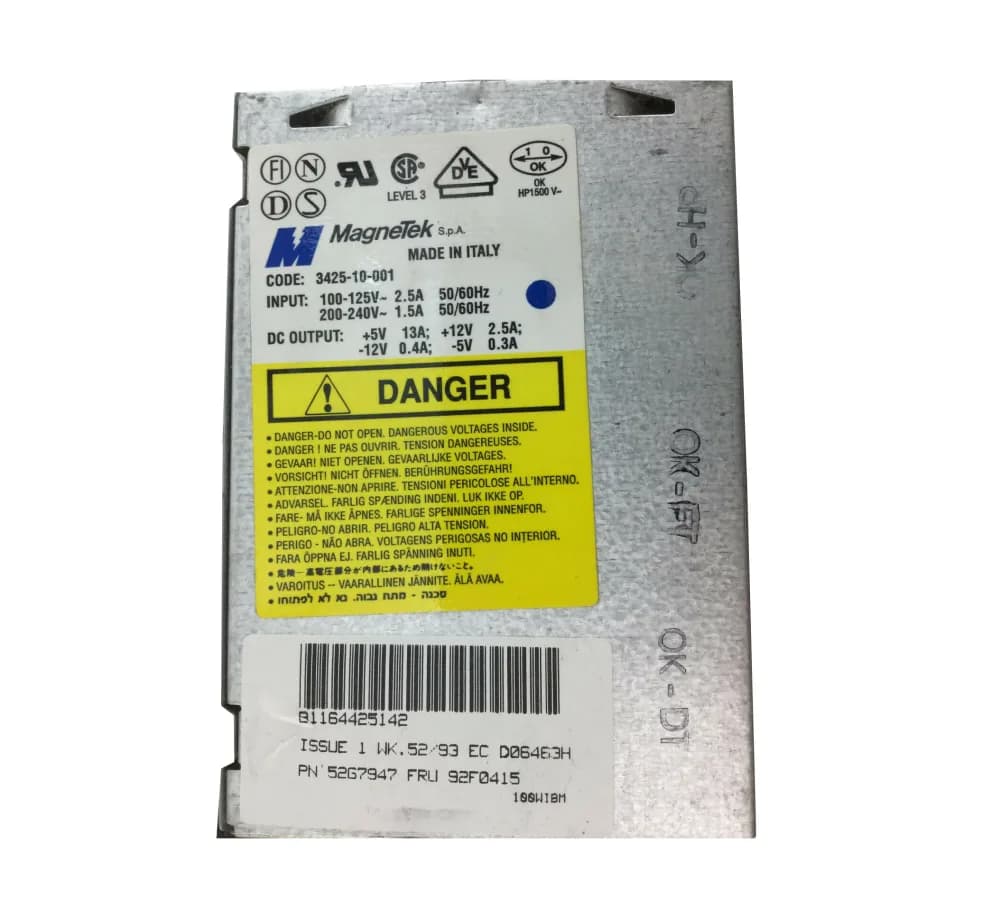 92F0415 - IBM 100-Watts 200-240V 1.5A Power Supply For ValuePoint 6381