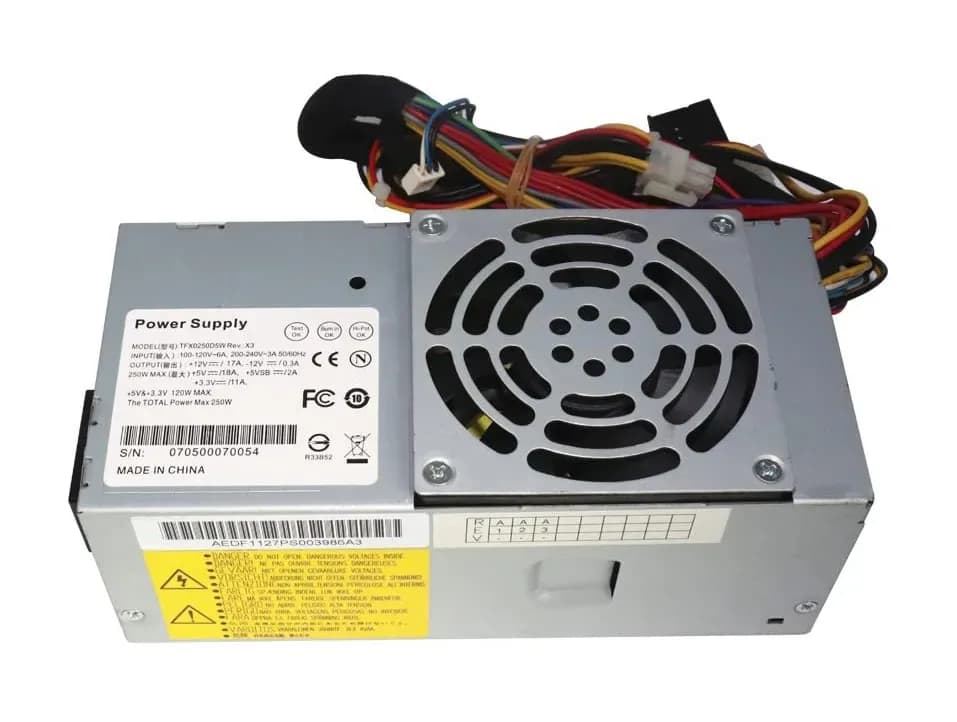 TFX0250D5W - Bestec 250-Watts Power Supply For Inspiron 530s