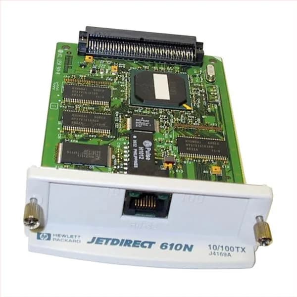 J4169-60013 - HP JetDirect 610N 1 x Port 10/100Base-TX Fast Ethernet Print Server Internal Card