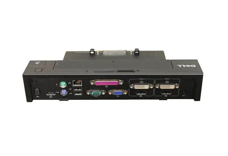 PR02X - Dell 1 x Port VGA + 2 x Port DVI-D + 2 x Ports Display Port + 3 x Ports USB 2.0 + 2 x Ports USB 3.0 + 1 x Port eSATA E-Port 130-Watts Plus ll Raplicator Docking Station for Latitude E4200/E4210 Notebook