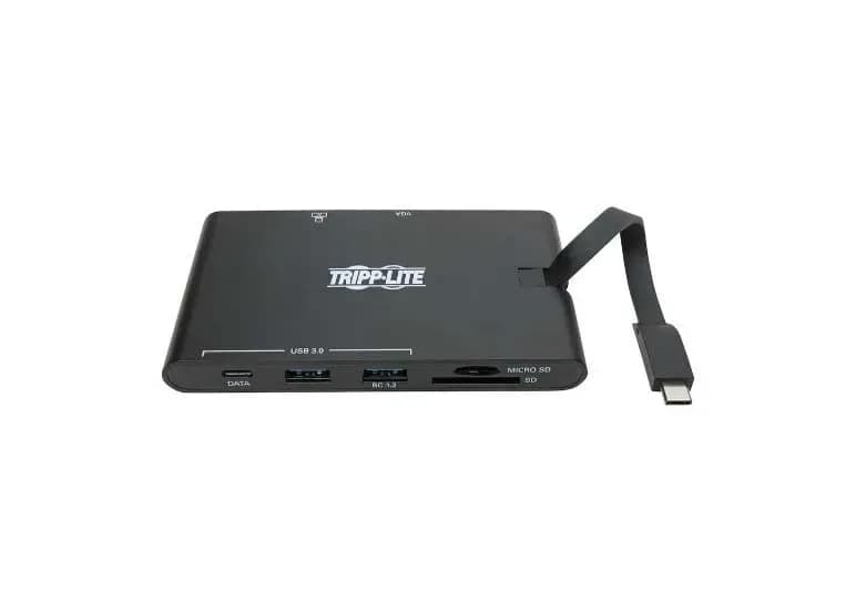 U442-DOCK3-B - Tripp Lite notebook dock/port replicator Wired USB 3.2 Gen 2 (3.1 Gen 2) Type-C Black