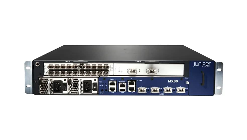 MX80-AC - Juniper MX MX80 2-Slots Expasnion + 4-Ports XFP Router Chassis