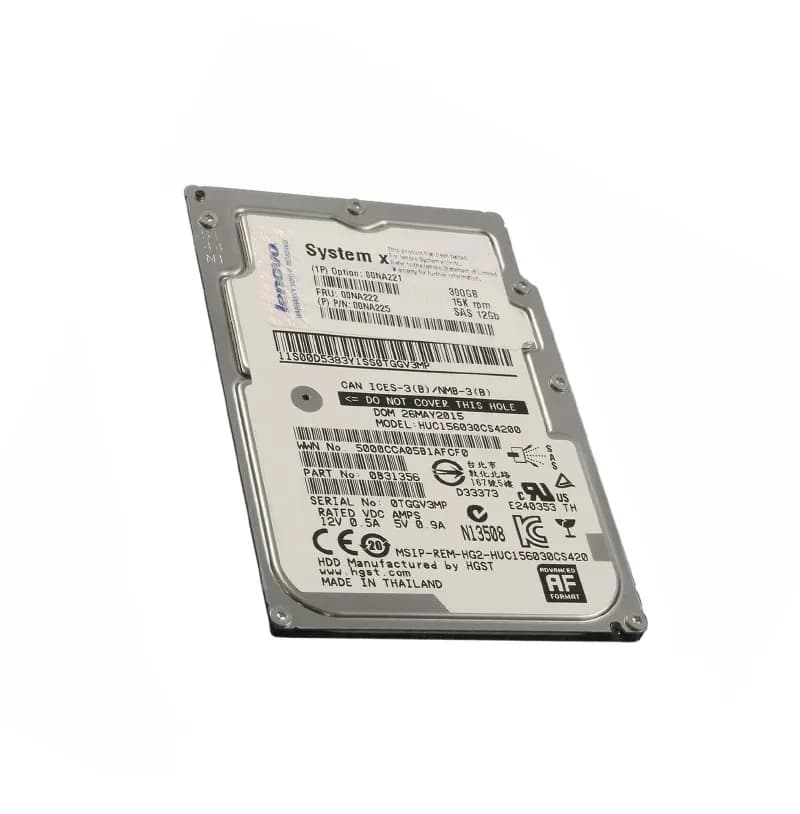 00NA222 - IBM 300GB 15000RPM SAS 12Gb/s 2.5-Inch Hard Drive
