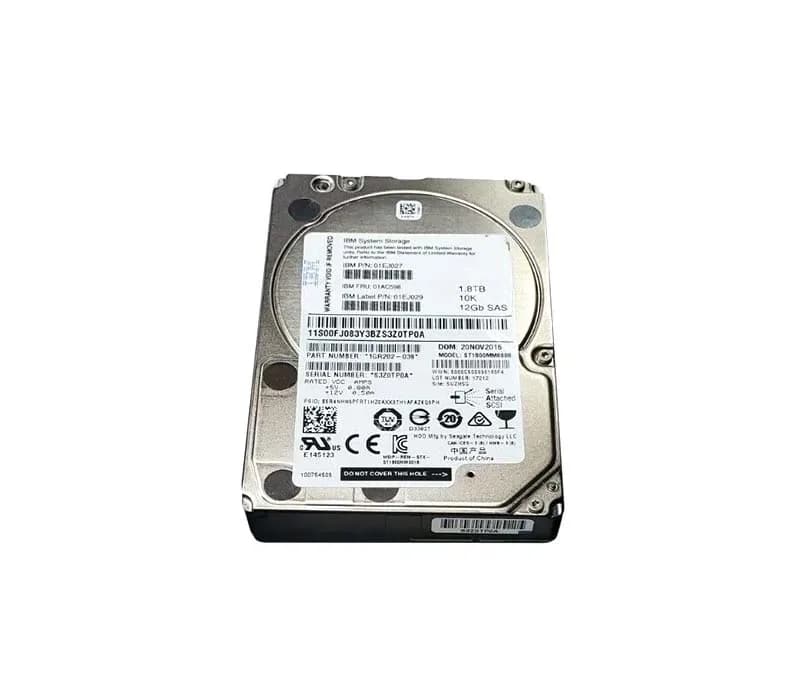 01AC598 - IBM 1.8TB 10000RPM SAS 12Gb/s 2.5-in Hard Drive