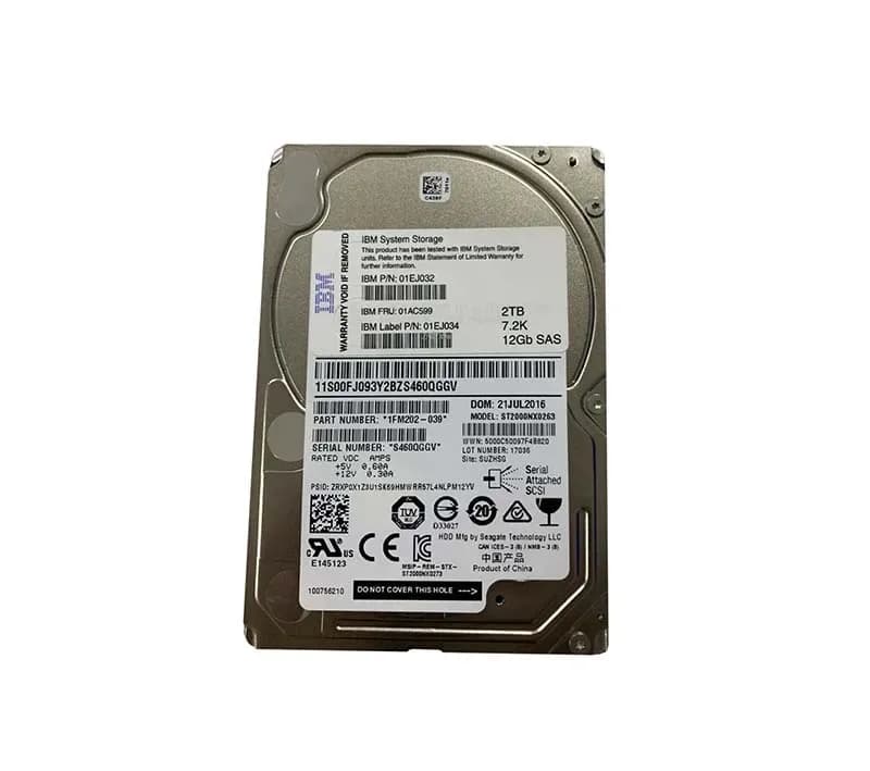 01EJ032 - IBM 2TB SAS 7200RPM 2.5-Inch Hard Drive