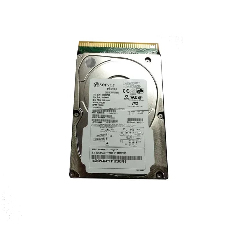 09P4445 - IBM 36GB 10000RPM SCSI 160MB/s 3.5-in Hard Drive