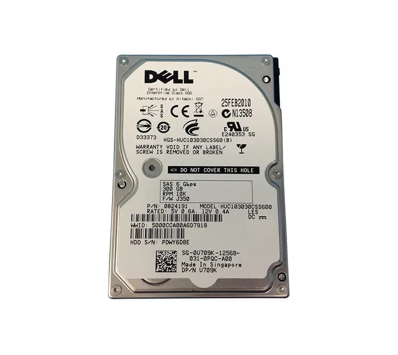 0B24191 - Hitachi 300GB 10000RPM SAS 6Gb/s 64MB Cache 2.5-in HDD