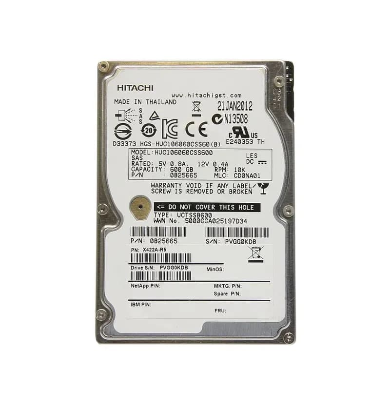0B25665 - NetApp 600GB 10000RPM SAS 6Gb/s 64MB Cache 2.5-in HDD