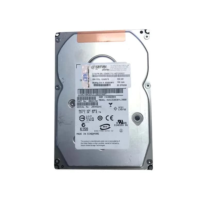 10N8578 - IBM 300GB 15000RPM SCSI 320MB/s 3.5-in Hard Drive