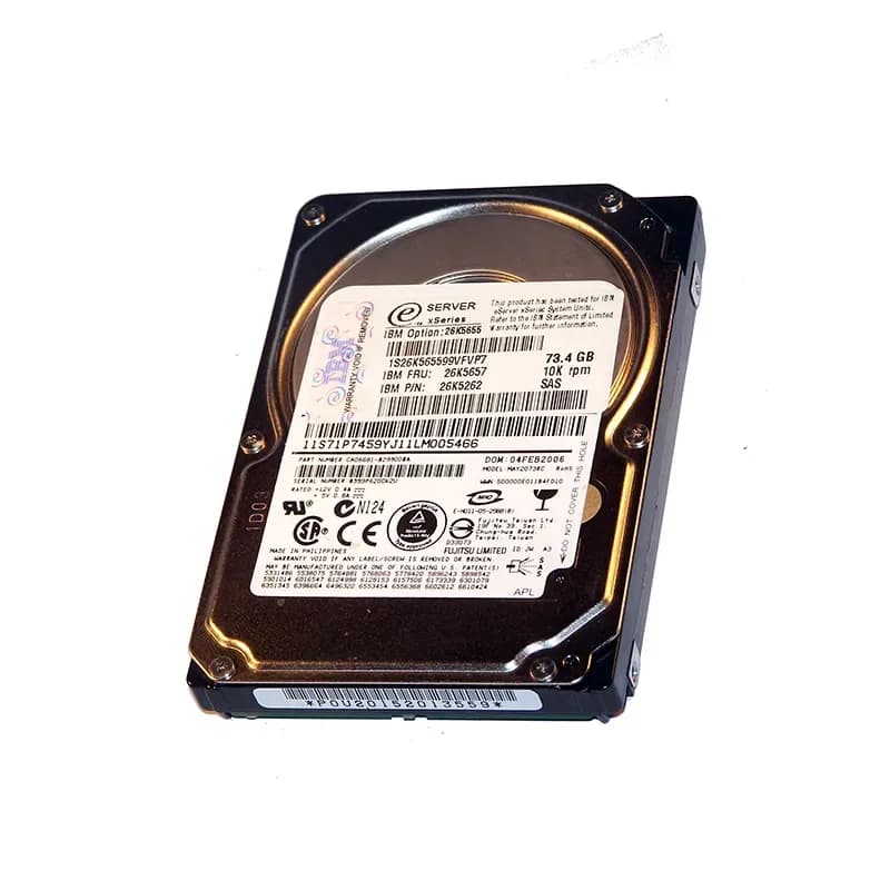 26K5657 - IBM 73.4GB 10000RPM SAS 3Gb/s 2.5-in Hard Drive