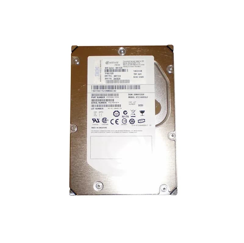 26K5826 - IBM 146GB 15000RPM SCSI 320MB/s 3.5-in Hard Drive