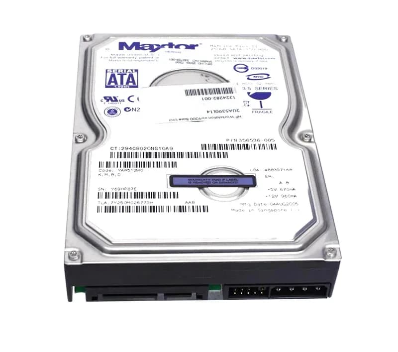 356536-005 - HP 250GB 7200RPM SATA 1.5Gb/s 3.5-in Hard Drive