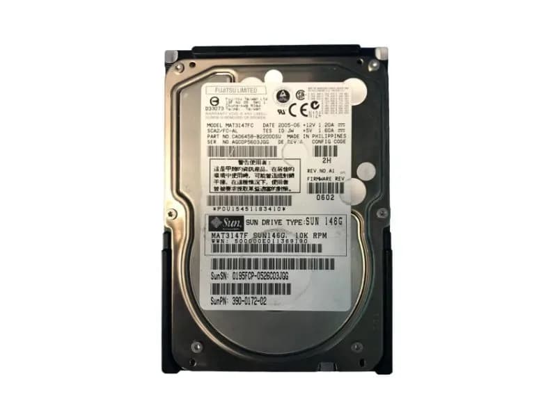 390-0172 - Sun 146GB 10000RPM Fibre Channel 2Gb/s 3.5-in Hard Drive