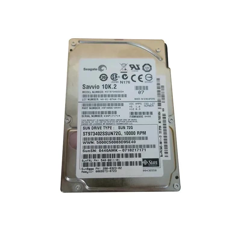 390-0323-02 - Sun 73GB 10000RPM SAS 3Gb/s 2.5-in Hard Drive