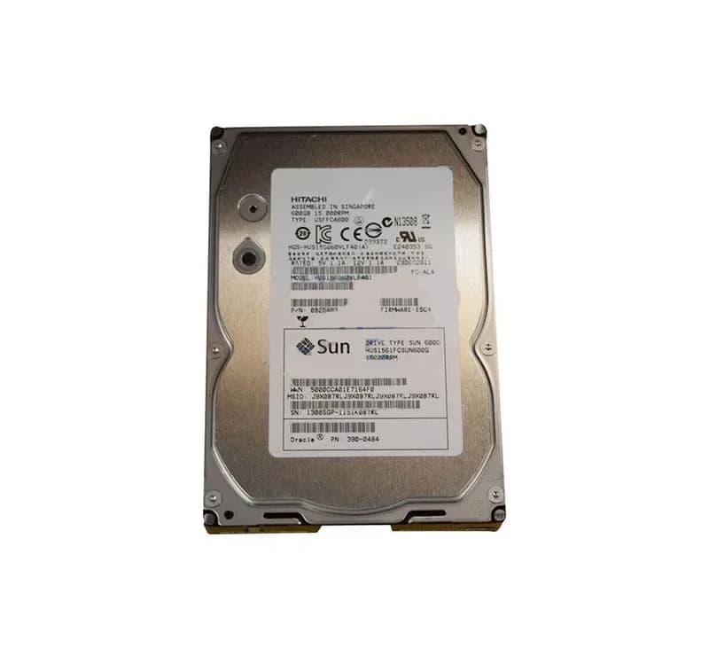 390-0484 - Sun 600GB 15000RPM Fibre Channel 4Gb/s 3.5-in Hard Drive