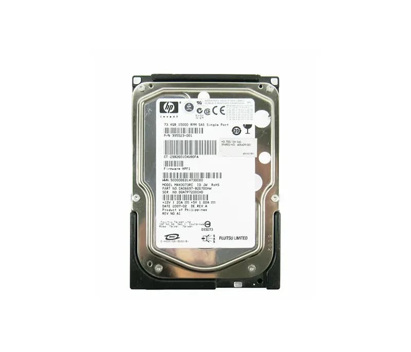405429-001 - HP 73GB SAS 15000RPM 3.5-inch Hard Drive