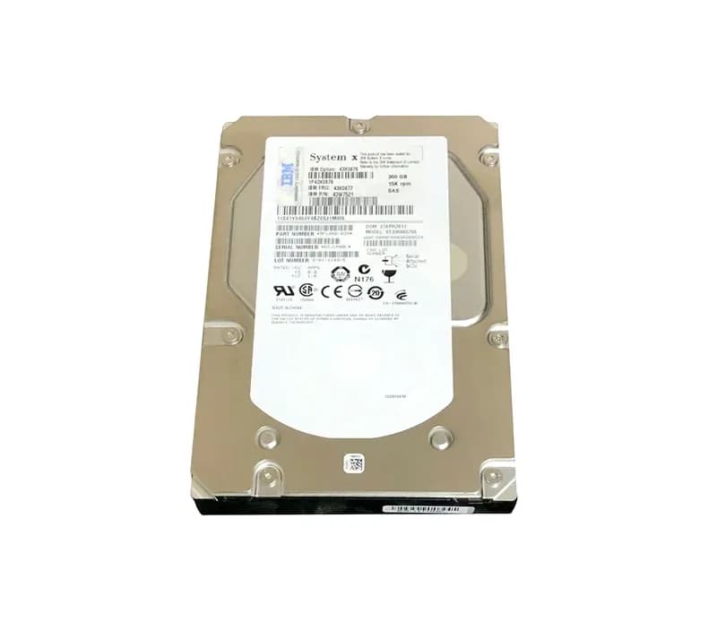 43X0876 - IBM 300GB 15000RPM SAS 6Gb/s 3.5-in Hard Drive