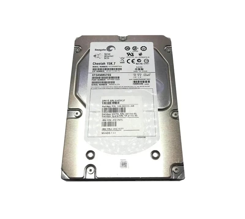 45E7975 - IBM 450GB 15000RPM SAS 3Gb/s 3.5-in Hard Drive