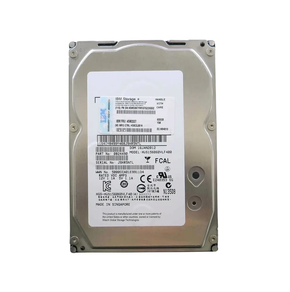 45W3387 - IBM 600GB Fibre Channel 15000RPM 3.5-Inch Hard Drive