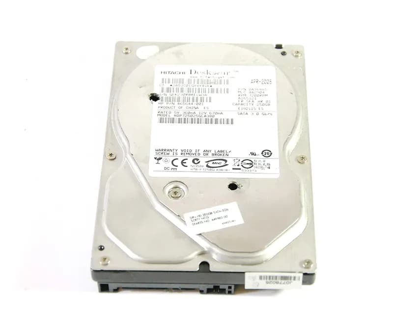 465644-001 - HP 250GB 7200RPM SATA 3Gb/s 3.5-in Hard Drive