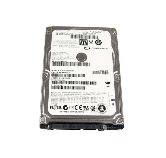 488410-001 - HP 120GB 5400RPM SATA 1.5Gb/s 2.5-in HDD with Tray