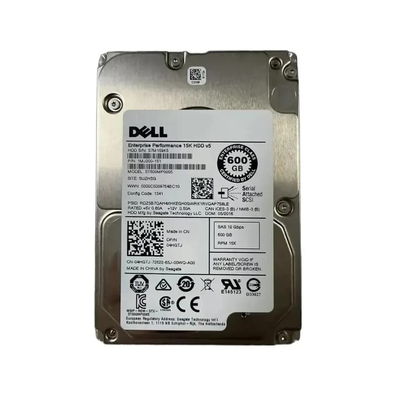 4HGTJ - Dell 600GB 15000RPM SAS 2.5-Inch Hard Drive
