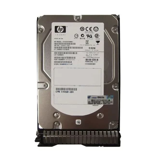 516832-004 - HP 450GB 15000RPM SAS 6Gb/s 3.5-in Hard Drive