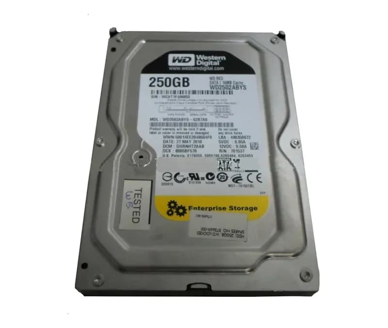 573669-001 - HP 250GB 7200RPM SATA 3Gb/s 3.5-in Hard Drive