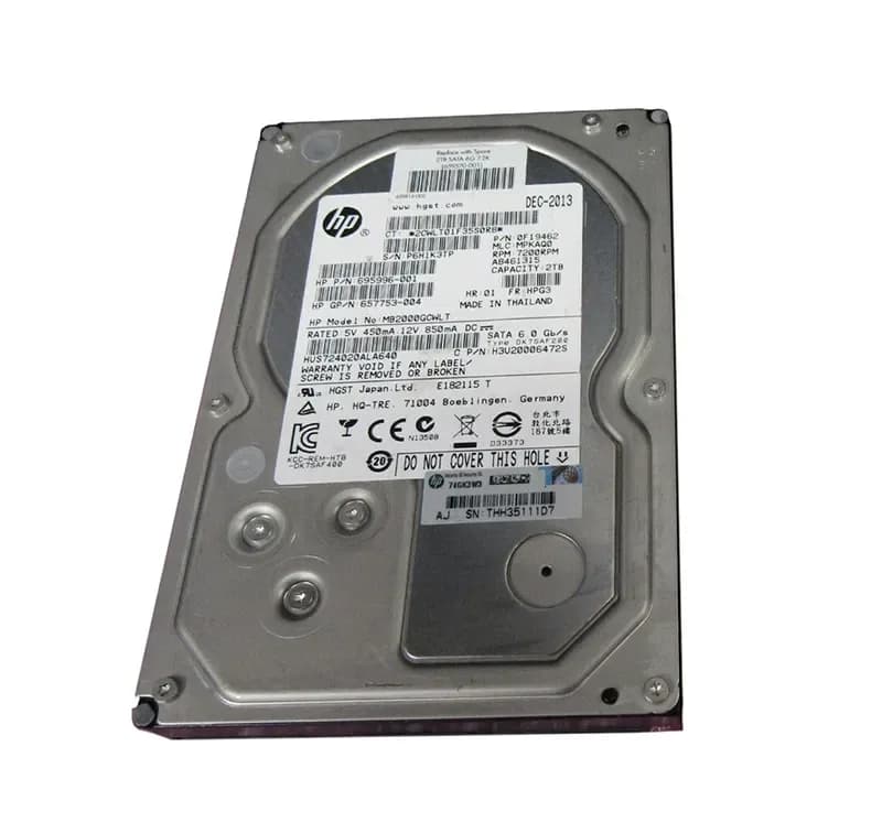659570-001 - HP 2TB 7200RPM SATA 6Gb/s 3.5-in Hard Drive