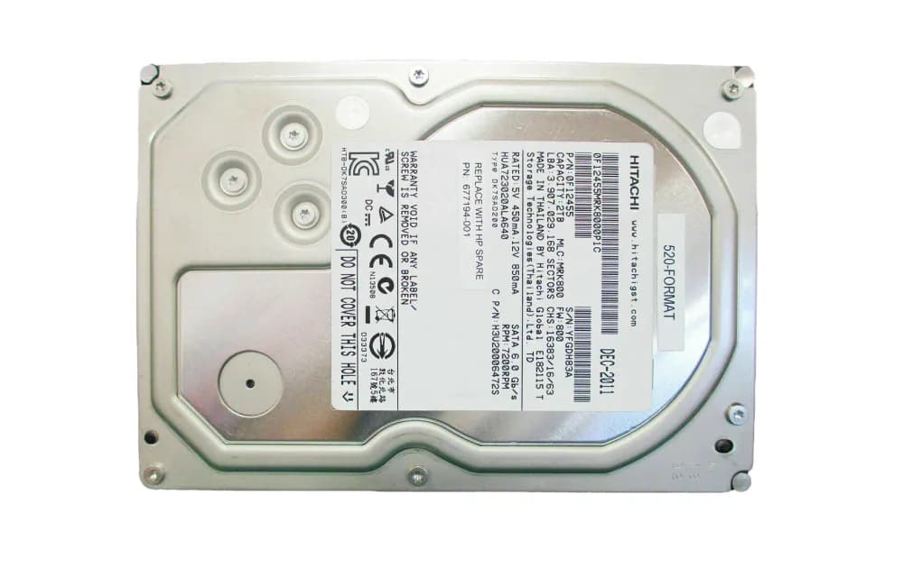 677194-001 - HP 2TB 7200RPM SATA 6Gb/s 3.5-in Hard Drive
