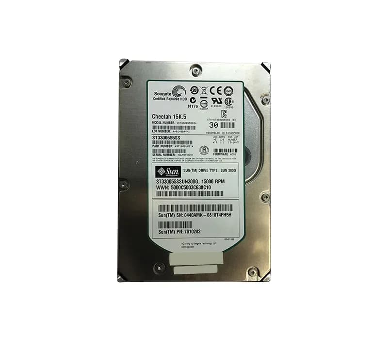 7010282 - Sun 300GB 15000RPM SAS 3Gb/s 3.5-in Hard Drive