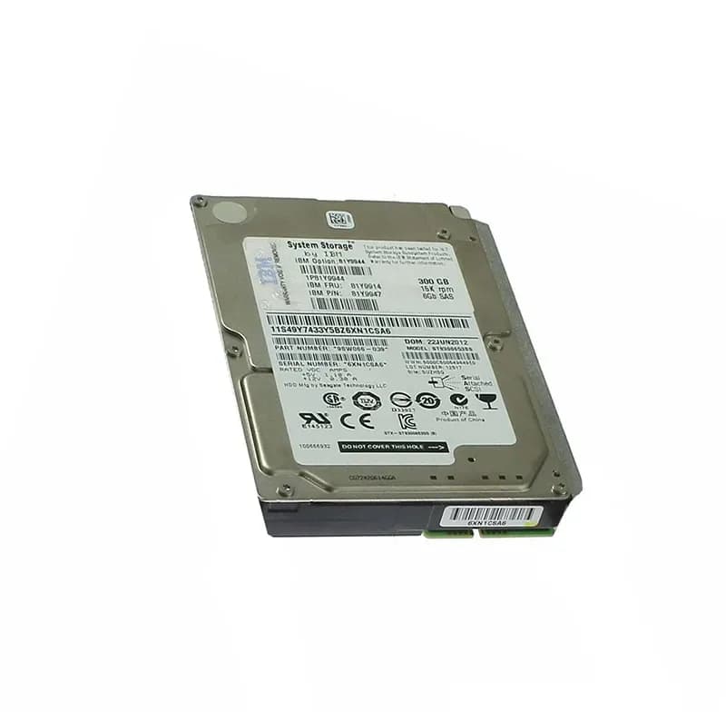 81Y9914 - IBM 300GB 15000RPM 6Gb/S SAS 2.5-in Hot Swap HDD