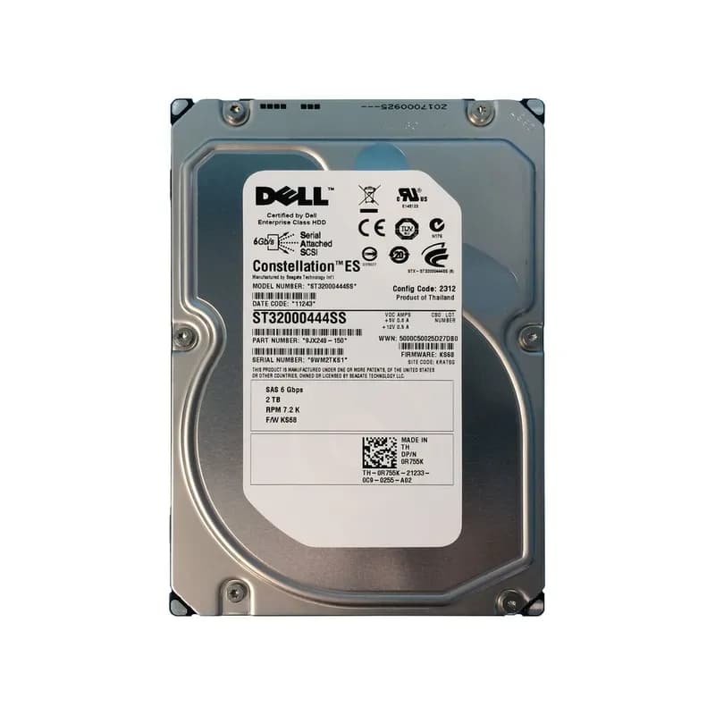 9JX248-150 - Seagate 2TB 7200RPM SAS 6Gb/s 3.5-in Hard Drive